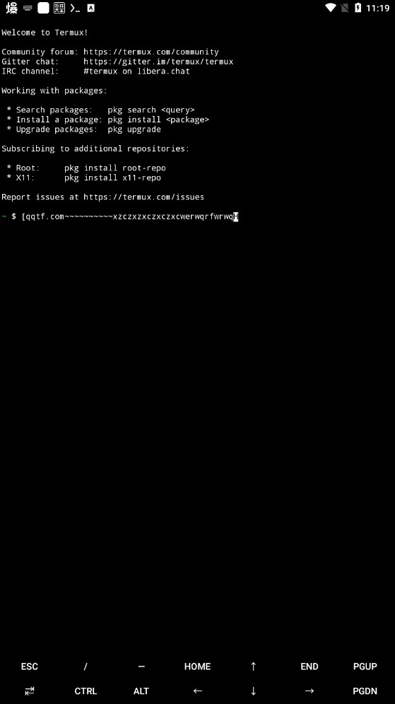 Termuxٷv0.119.1 °