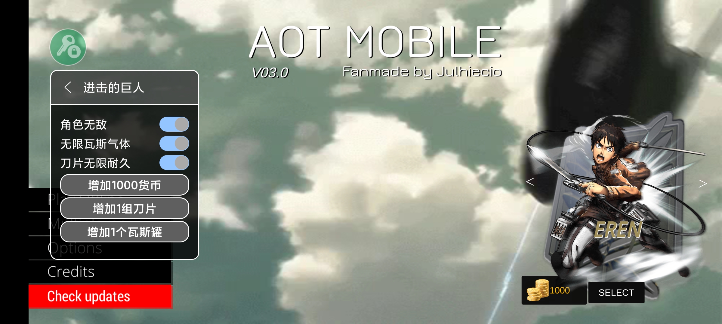AOT MOBILE FANGAME V03.0 By Julhiecioƽv3.0 Ѱ