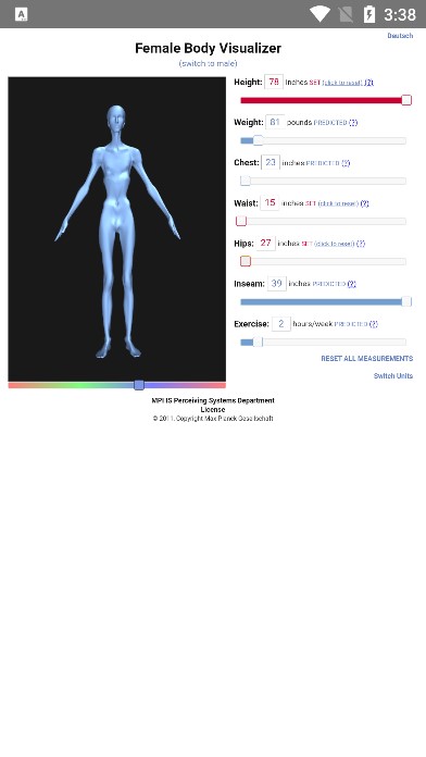 bodyvisualizerģv3.1.5 °