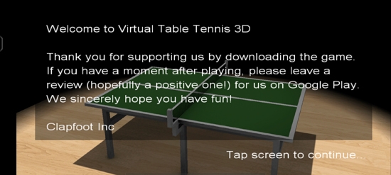 ƹ°(Virtual Table Tennis 3D)
