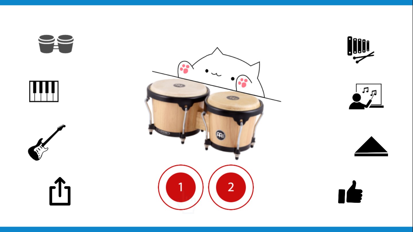 键盘猫手机版Bongo Cat Musical Instrumentsv1.9.9.4 最新版