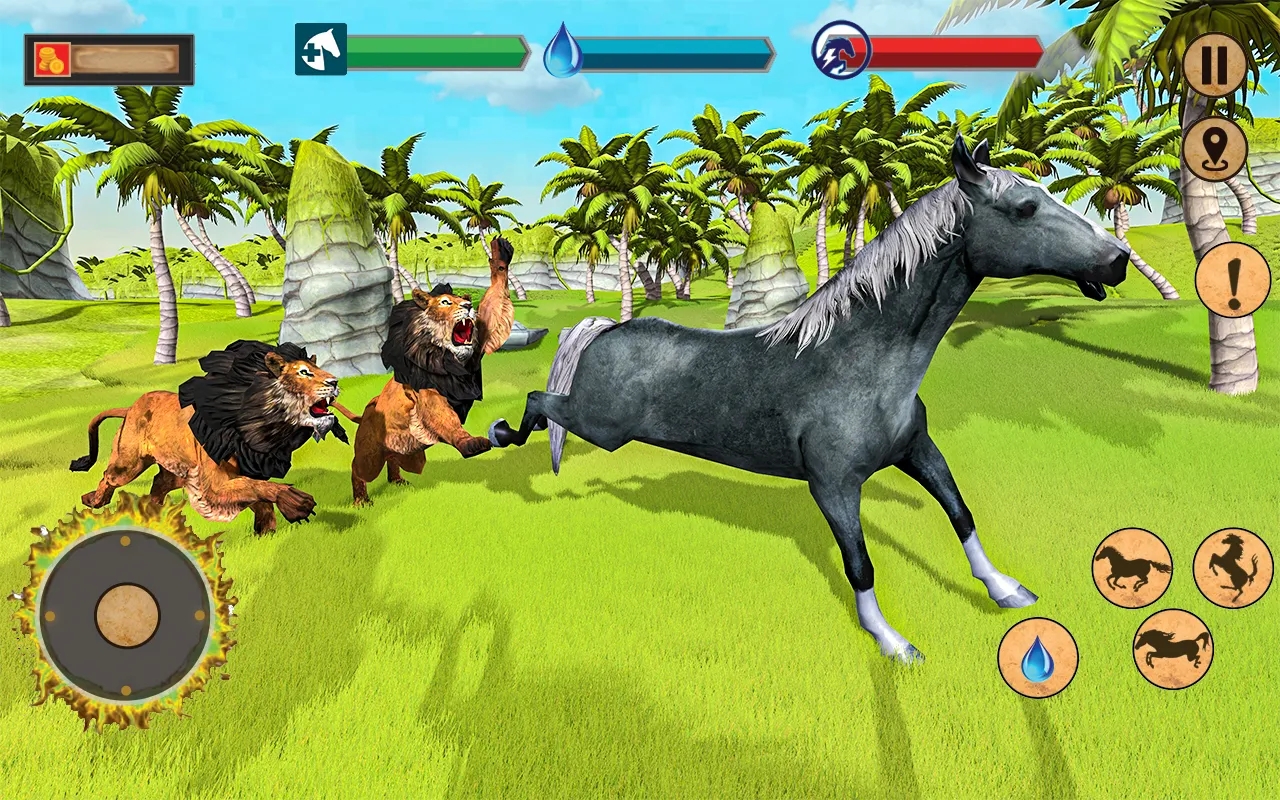 ɭսģ׿(Forest Attack Horse Simulator)v1.1 ֻ
