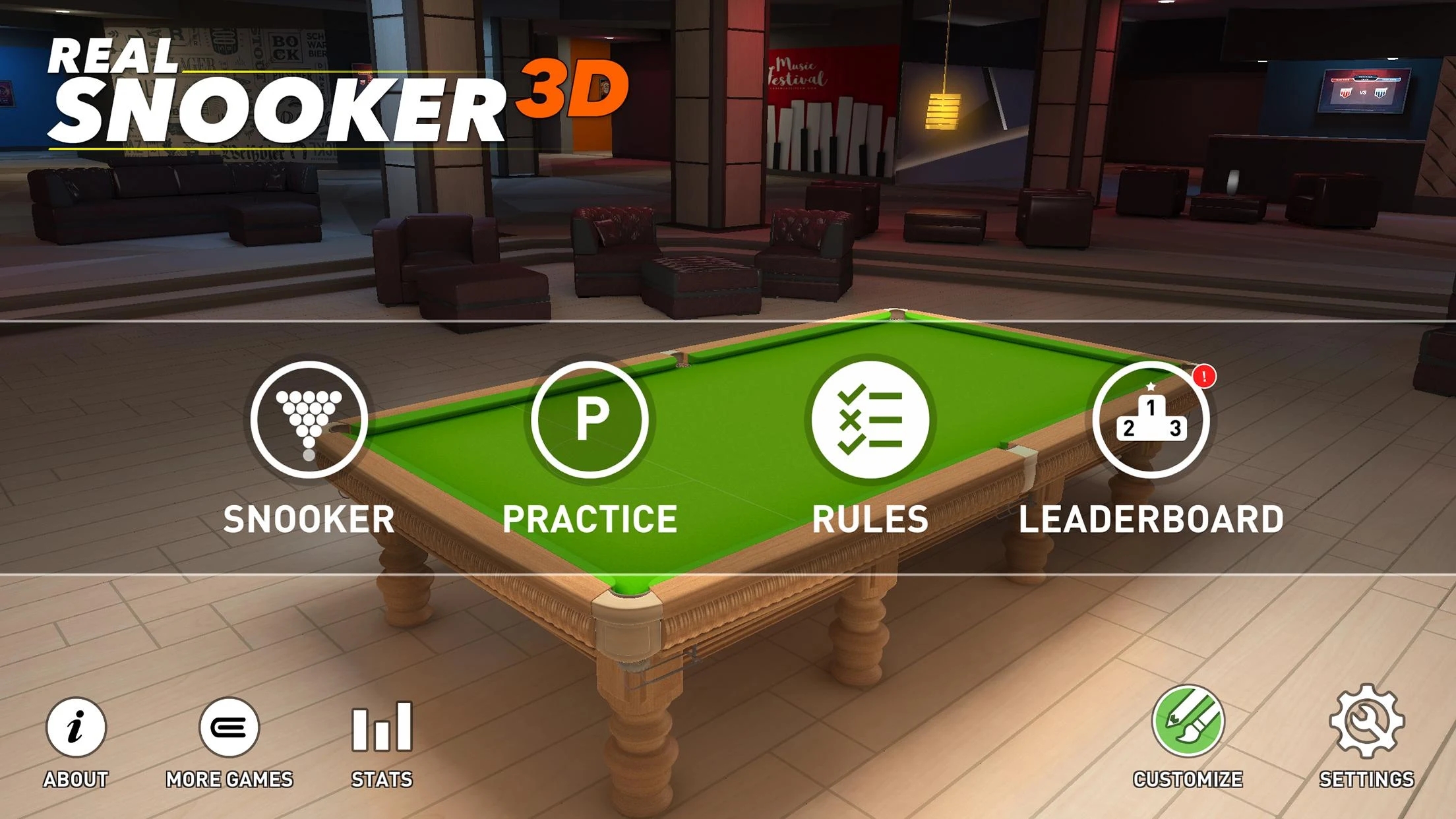 ʵ˹ŵ3Dٷ(Real Snooker 3D)v1.26 ׿