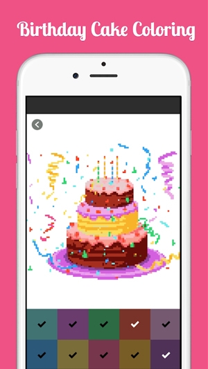 յͿɫ°(Birthday Cake Coloring By Number)