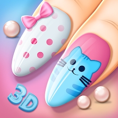 女孩游�蛎兰撞世L官方版(Fashion Nail Salon Games 3D)v8.3.0 最新版