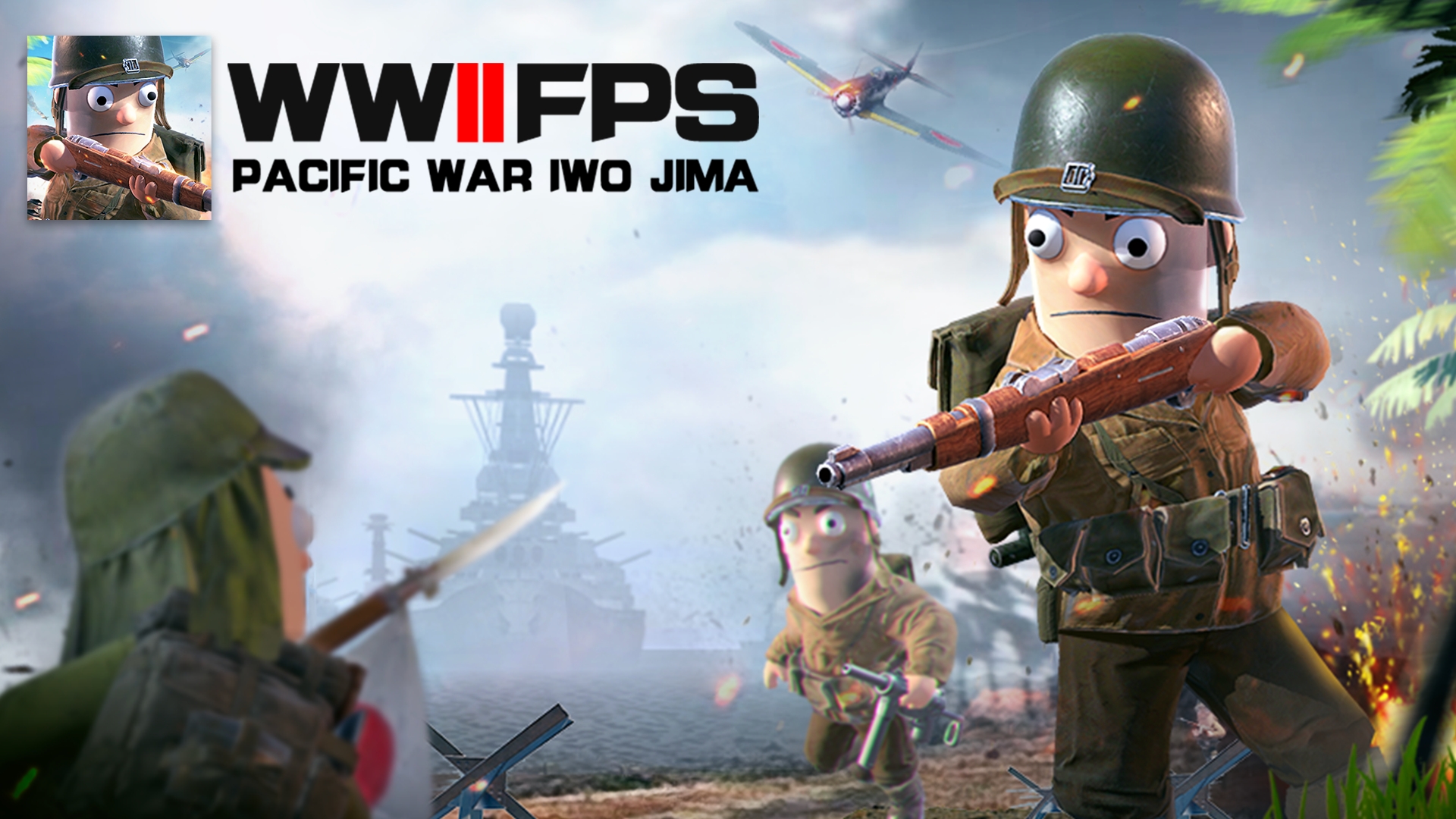̫ƽսս°(Pacific War Iwo Jima:WW2 FPS)v3.0 ׿