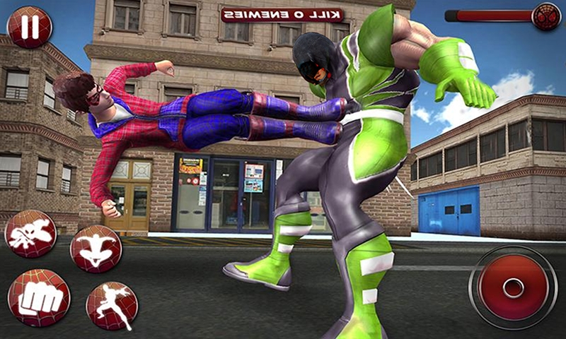 ֩Ӣսٷ(Flying Spider Boy: Superhero Training Academy Game)v1.6 °