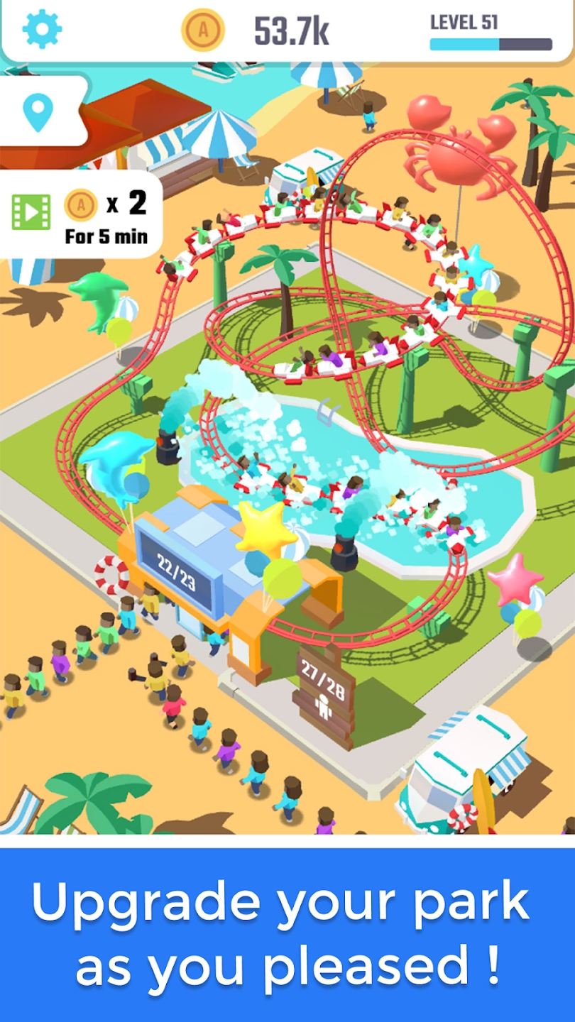 ùɽ°汾(Idle Roller Coaster)v3.0.1 ٷ