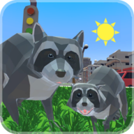 浣熊冒险模拟器游戏官方版(Raccoon Adventure City Simulator 3D)v1.031 最新版