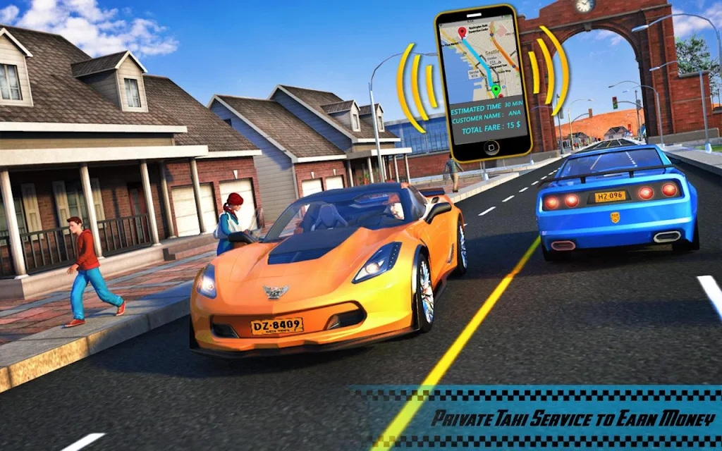⳵ģٷSports Car Taxi Driver Simulator 2019v1.8 °