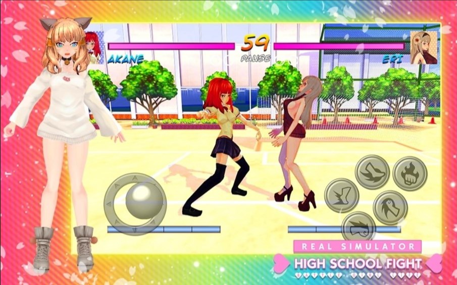 ŮսģٷHigh School Girl Anime Fighterv19.0 °