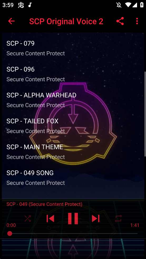 scpЧֻappSCP Original Voice Sound Offlinev1.3 °