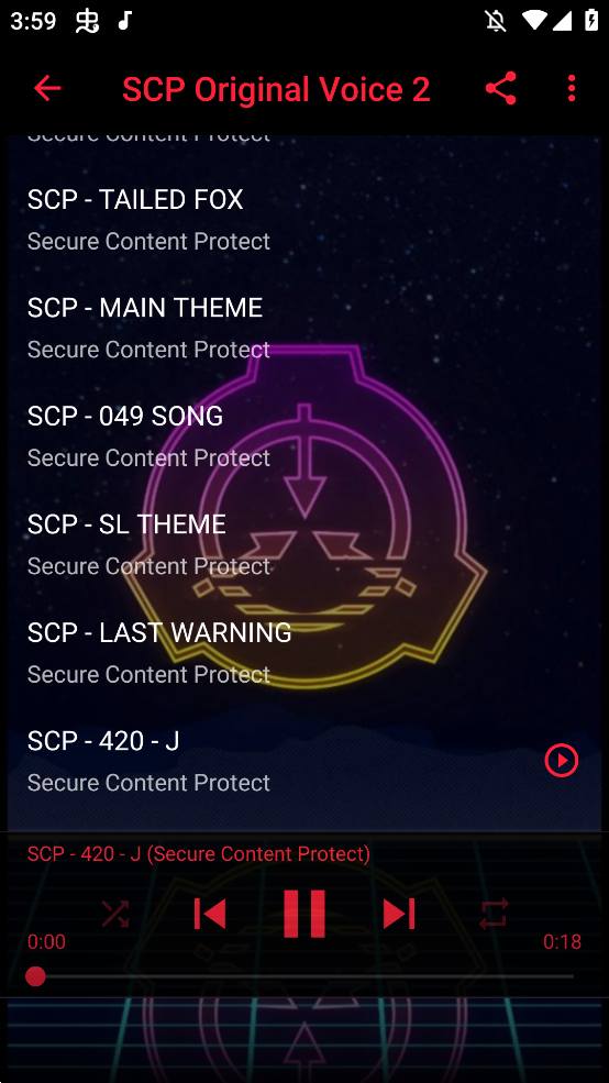 scpЧֻappSCP Original Voice Sound Offlinev1.3 °