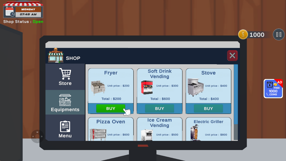 ͵ģֻFast Food Store Simulator Gamev1.2 °