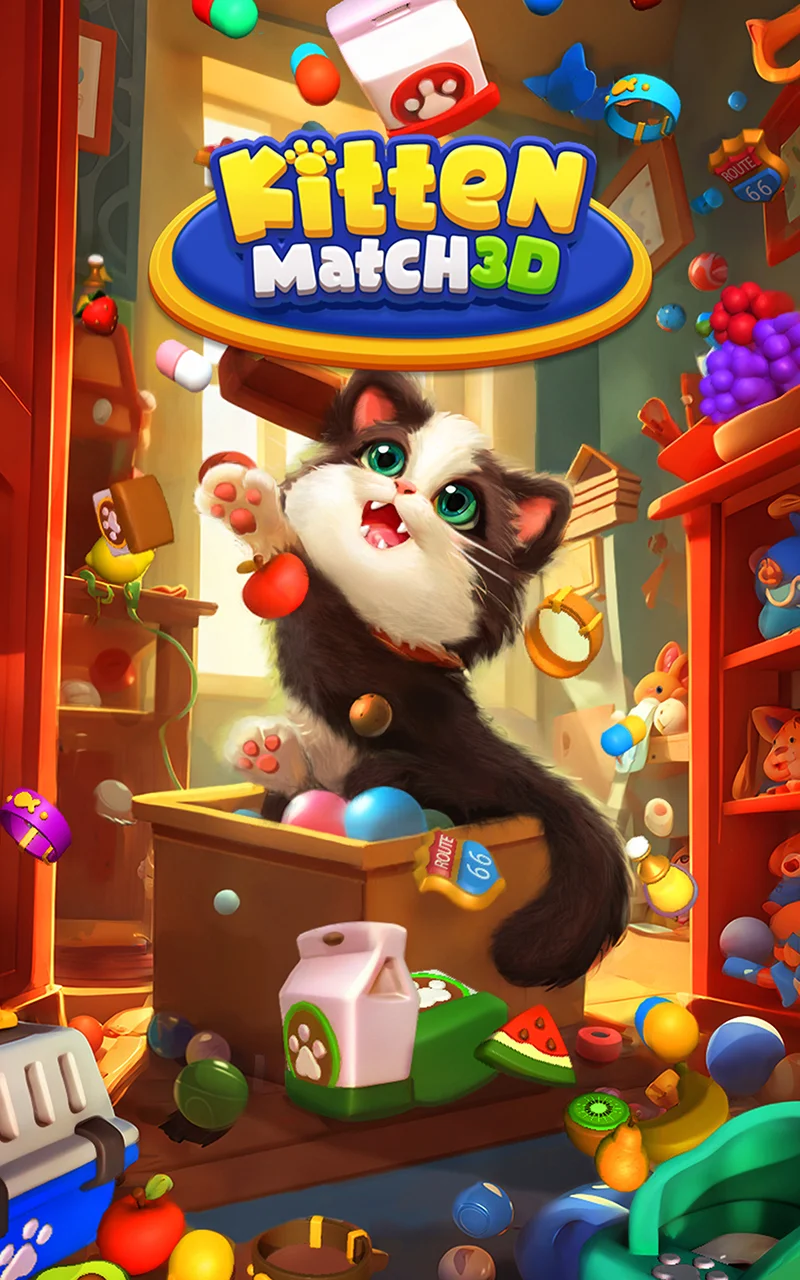 Сè3D°汾(Kitten Match 3D)v0.14.0 ٷ