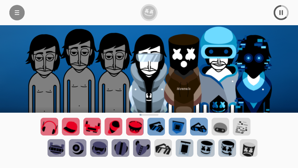 Alone marshmelloģIncredibox Alone marshmellov1.0.0 °