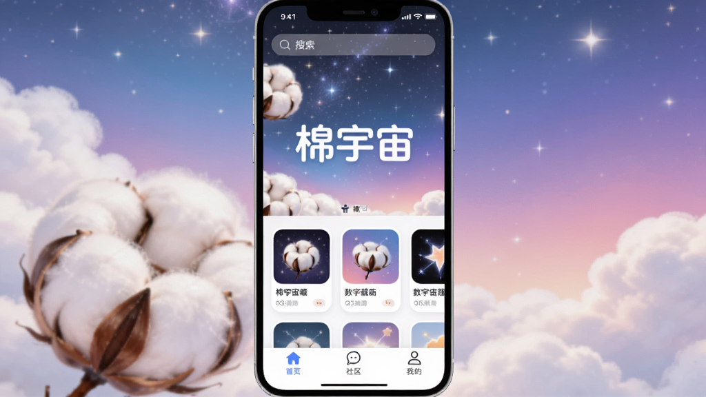 ������App������ȫòչʾ���ֻ���Ļ�����ǡ������桱���ֱ�ʶ����������͵��޻��ƶ����ǿս��䣬���沼�ּ�࣬����Ϊ���������м������ֲ�Ʒ��Ƭ�����ײ�����ҳ���������ҵ�����ͼ�꣬��������ִ������ʸɾ����޶���Ԫ��