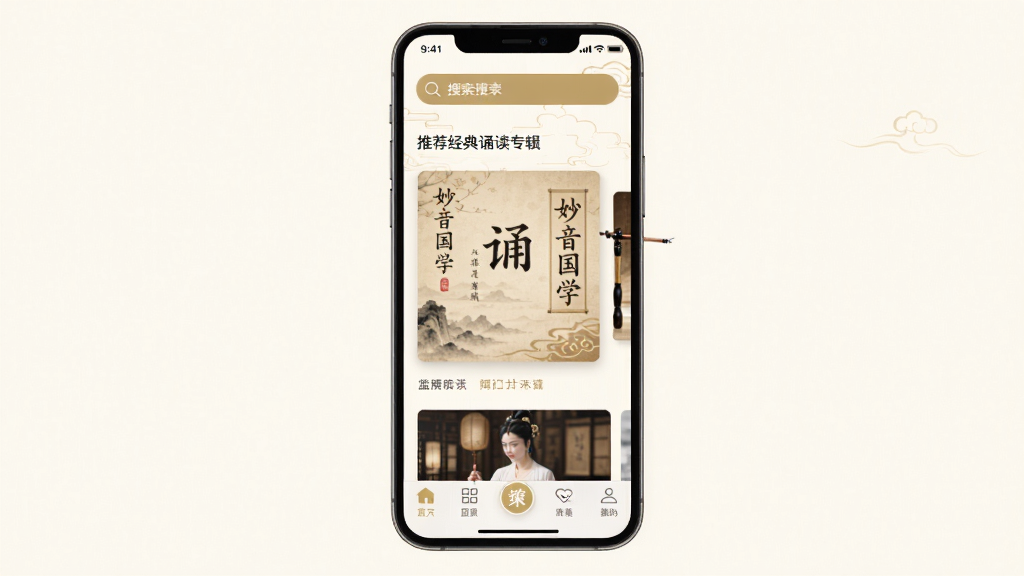 ������ѧApp������ȫòչʾ���ֻ���Ļ����ʾ�ŵ����µ���ҳ���֣��������������м��Ƽ������ж�ר�����棬�ײ�����������������ɫ�����װ׺͵���Ϊ��������Լ���������ʸɾ��޶���Ԫ��