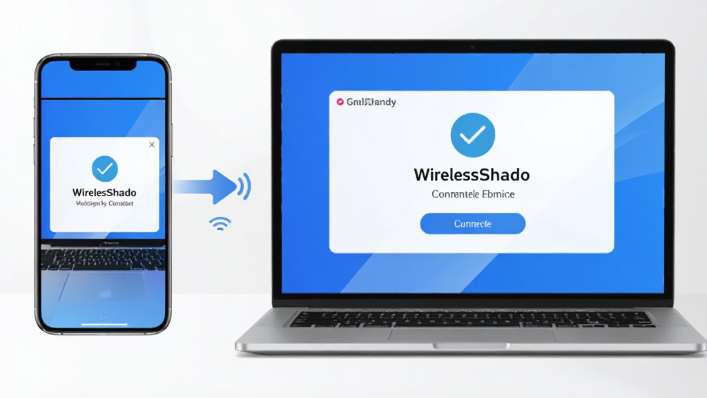 OneShado����Ͷ������չʾ���ֻ��͵�����ͬһWiFi�������Զ����ӣ��ֻ�����ͬ����������Ļ��������չʾ���ӳɹ�����ʾ���棬����ɫ������ƽ��ͼ����ƣ��Ű�����������ִ���࣬���ʸɾ��޶���Ԫ��
