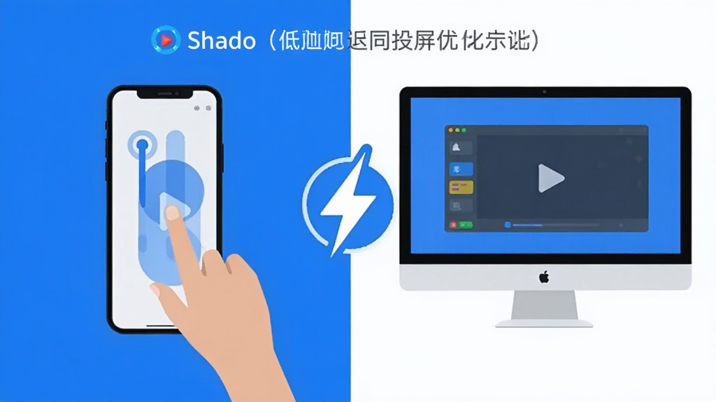 OneShado���ӳ�Ͷ���Ż�չʾ���ֻ����������������Ļͬ����Ӧ�ĶԱ�ʾ��ͼ������������ֻ����ڻ������Ҳ��ǵ�����Ļʵʱͬ����ʾ���м�������ͼ���ʾ���ӳ٣�������ɫ����ƽ����񣬲��ֶԳƣ����������ɾ�