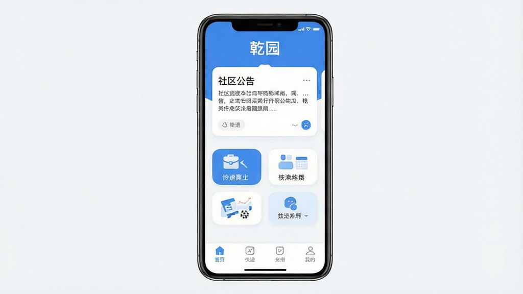һ��չʾǬ԰App���Ľ�����ֻ�����ͼ��������һ�����������ֻ�����Ļ����ʾǬ԰App����ҳ��������