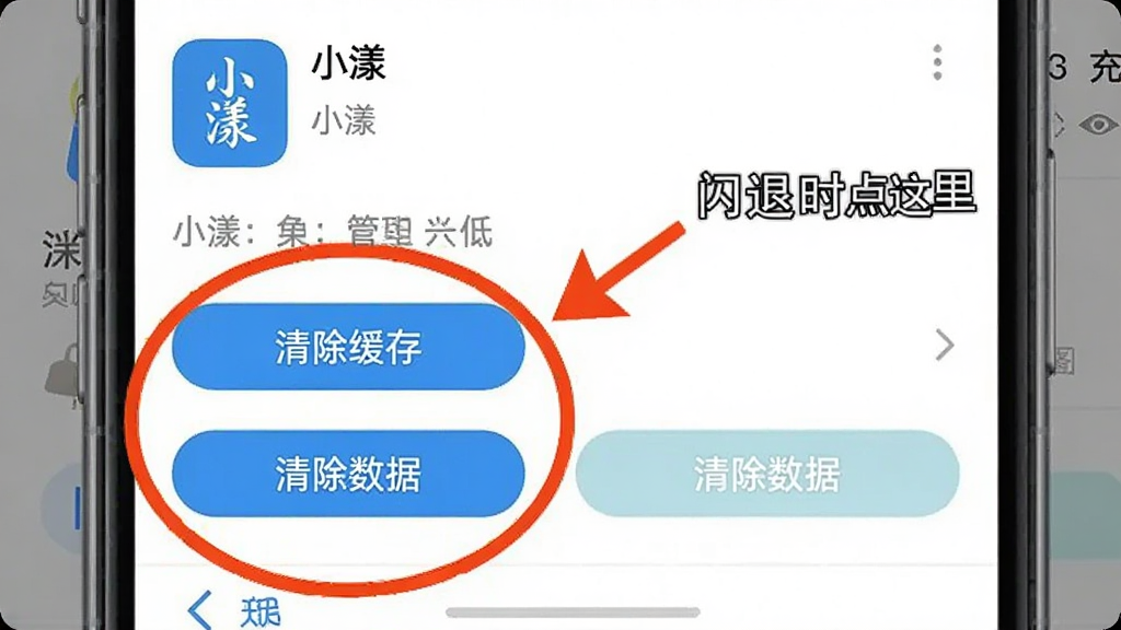 һ���ֻ�Ӧ�ù�������Ľ�ͼ����ʾ��С����App����ϸ��Ϣҳ�棬�С�������桱�͡�������ݡ�������ť������Ȧ�����Ա����м�ͷ������˵��������ʱ����������ֱ�����������ʸɾ�