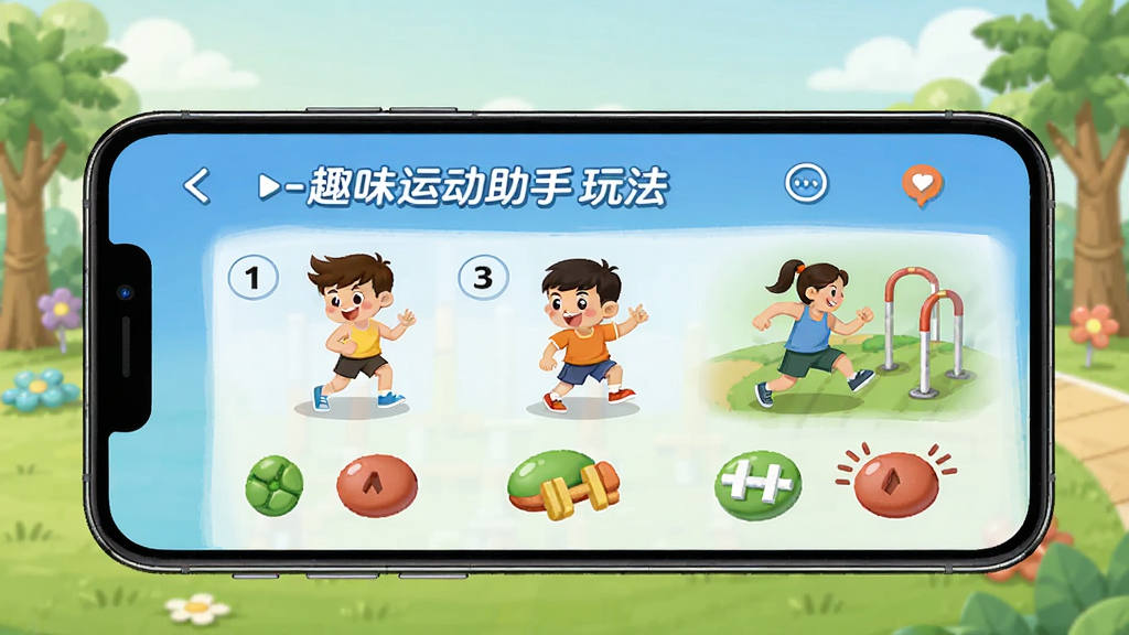 步步乐动-趣味运动助手 手机界面玩法展示图
