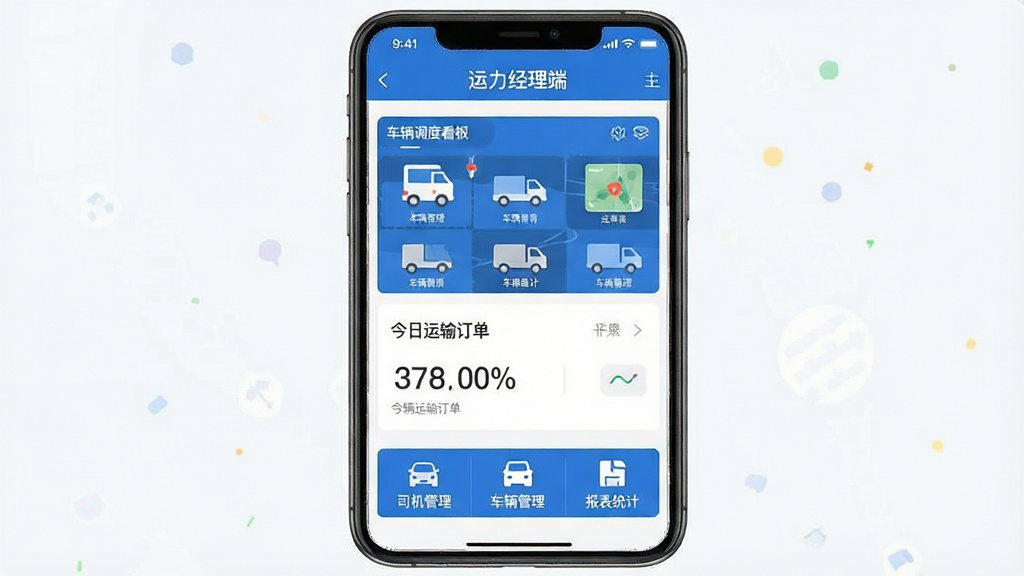 һ���ֻ���Ļչʾ����������APP�����棬���涥����ʾ�����������ˡ��������м��ǳ������ȿ���ͽ������䶩���������ײ���˾����������������������ͳ�Ƶ�ͼ�갴ť�����岼��������������ɫ����ƽ����ƣ����ʸɾ��޶���Ԫ��