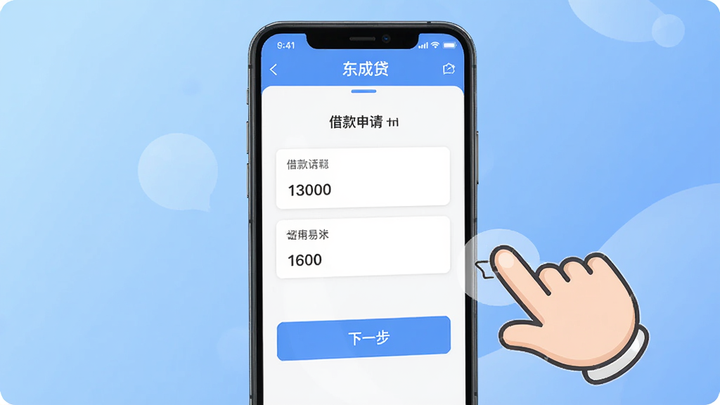 ���ɴ��ֻ����������ͼչʾ���ֻ���Ļ��ʾ�Ŷ��ɴ�App�Ľ������ҳ�棬ҳ��������������д�����һ����ť���Ա���һ����ͨ��ָͼ��ָ����Ļ��ʾ�����������׶�����������͵���ɫ���䣬�����������Ѻã����������ɾ���