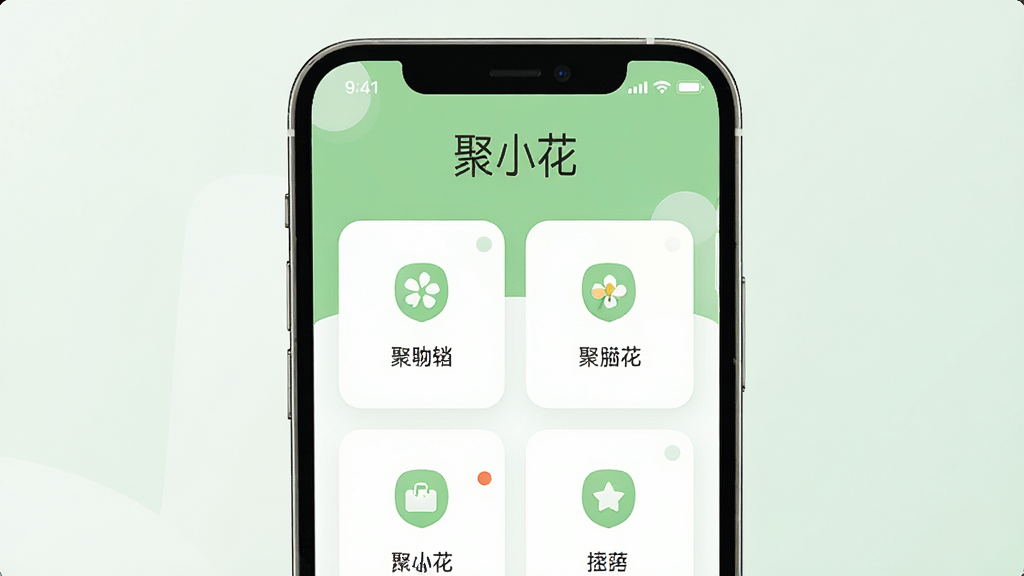 һ���ֻ���Ļչʾ����С����App�������ͼƬ�����������Ǽ��Ŀ�Ƭʽ������ڣ������С���С���������ֵı��⣬������ɫΪ���µ�ǳ��ɫ�Ͱ�ɫ������ִ���ƽ��ϸ��Բ�󣬻��ʸɾ��������޶���Ԫ��