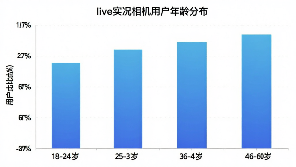 liveʵ������û�����ֲ���״ͼ�������ע�����18-24�ꡢ25-35�ꡢ36-45�ꡢ46-60�꣬�����ע�û�ռ�Ȱٷֱȣ���״ͼ��ɫΪ��ɫ���䣬ͼ������Ϊ��liveʵ������û�����ֲ�������������������࣬���ʸɾ����޶���Ԫ��