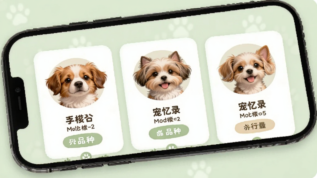 ����¼��赵���������棬�ֻ���Ļ��չʾ��ֻ��ͬ����ĵ�����Ƭ�������У�ÿ�ſ�Ƭ���г���ͷ�����ֺ�Ʒ�ֱ�ǩ����������͵�ǳ��ɫ���������������ɰ���ܰ�����ʸɾ��޶���Ԫ��