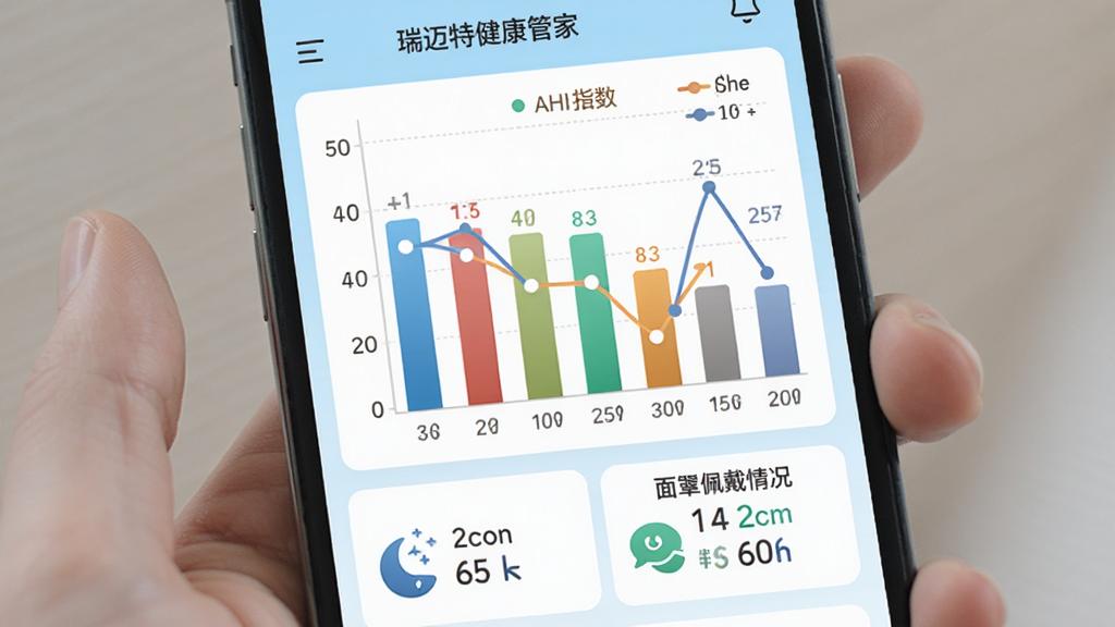 �����ؽ����ܼ�˯�߱���ͼ�����棬�ֻ���Ļ��ʾ��ɫ��״ͼ������ͼ������Ϊ���ڣ�����ΪAHIָ����ͼ���·���˯��ʱ����������������ͼ��ͳ�ƣ�������ǳ��ɫ�Ͱ�ɫΪ�������ݵ������ɼ�������ִ���Լ�����ʸɾ��޶���Ԫ��