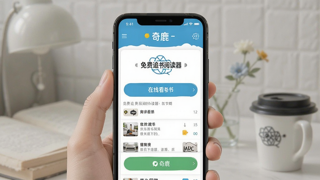 奇鹿-免费追书阅读器在线看书功能界面展示