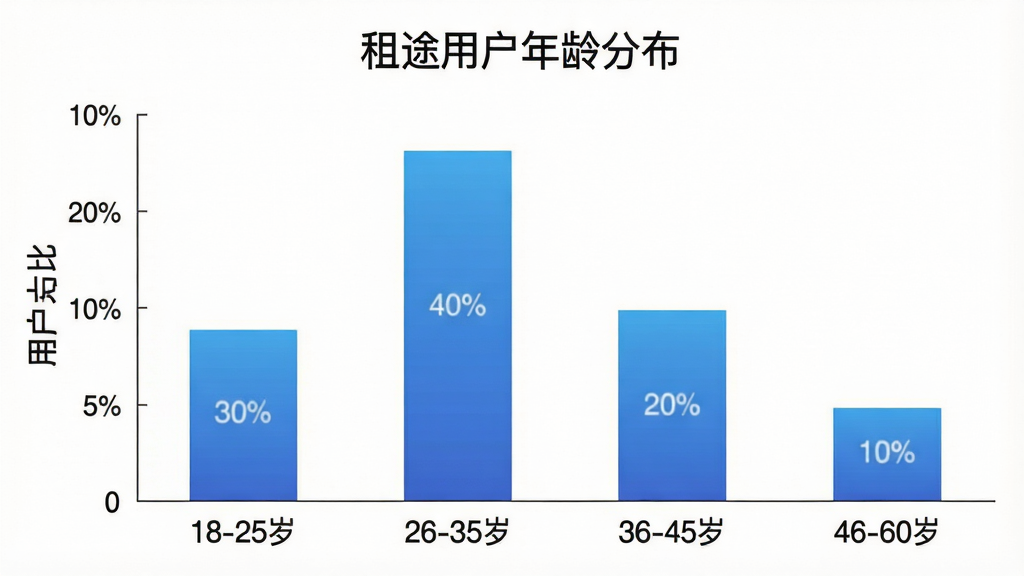 一张柱状图,横轴标注年龄段
