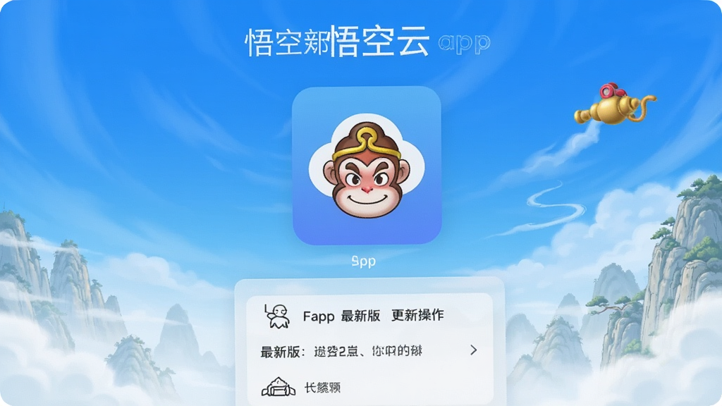 悟空云app最新版安卓手机更新操作界面