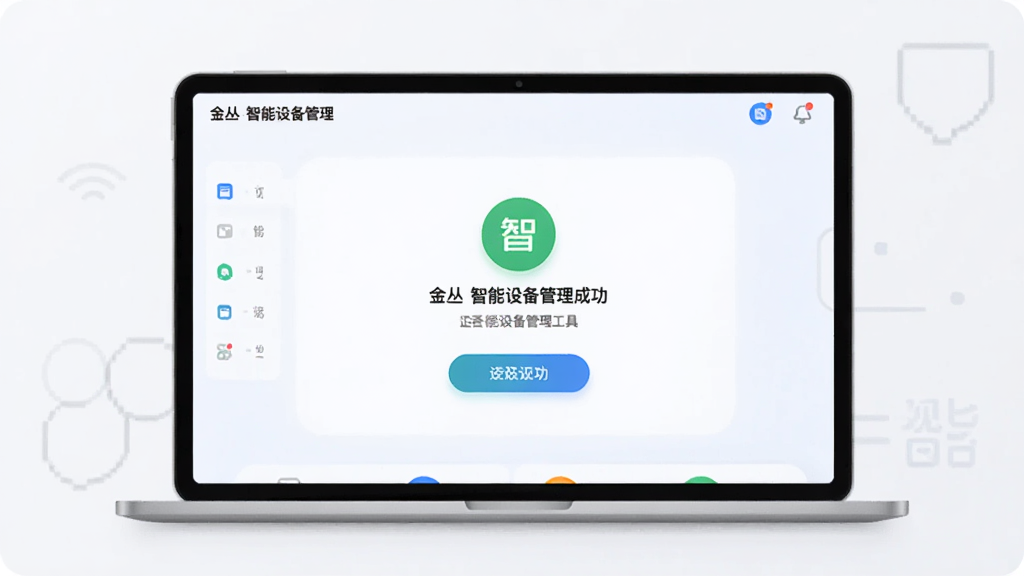 金丛-智能设备管理工具 添加设备连接成功界面