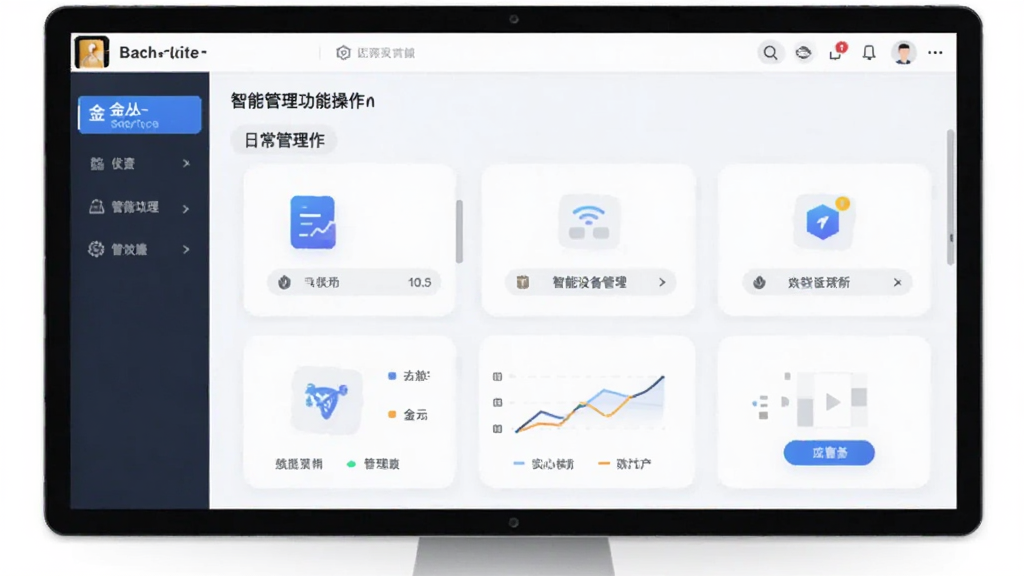 金丛-智能设备管理工具 日常管理功能操作界面