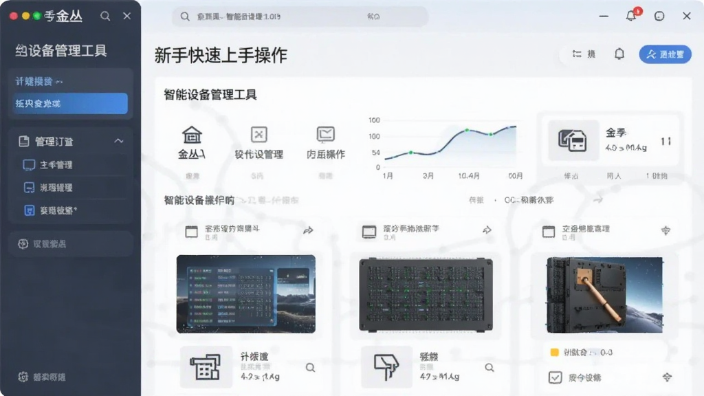金丛-智能设备管理工具 新手快速上手操作界面截图