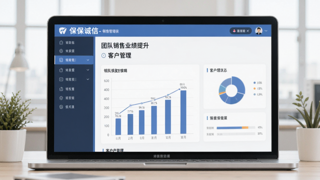 保诚信-销售管理工具 团队销售业绩提升 客户管理界面