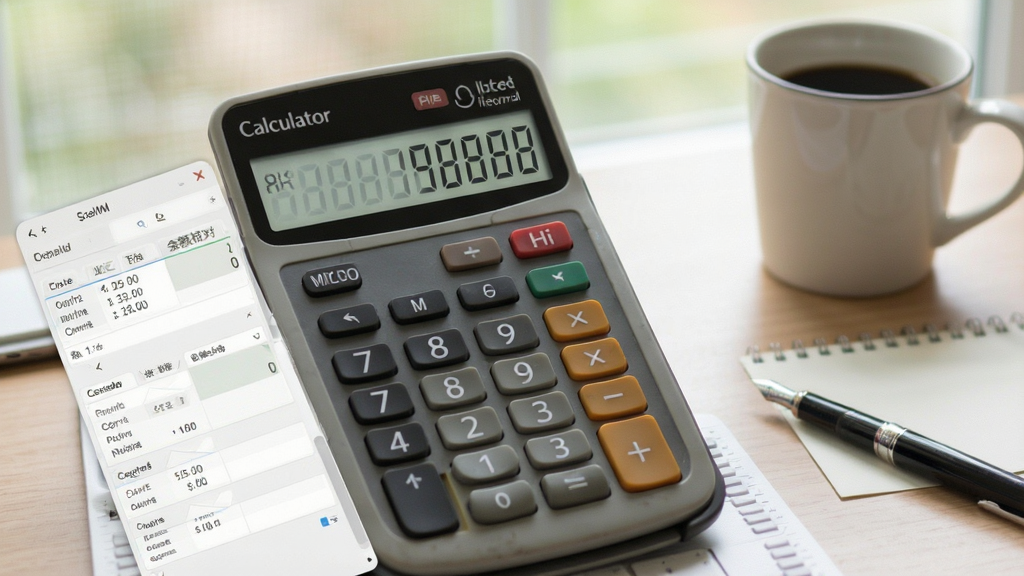记账计算器(Calculator) 月度对账报表 收支汇总与余额核对界面