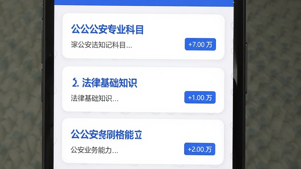 ��������֪ʶˢ���APP����������棬�ֻ���Ļ��ʾ����רҵ��Ŀ�����ɻ���֪ʶ������ҵ���������½��б���ÿ���½��Ա�����Ŀ������ǩ�������ǰ�ɫ��Ƭʽ���֣���ɫ�������֣�������ɾ����࣬�����������޶���Ԫ�ء�