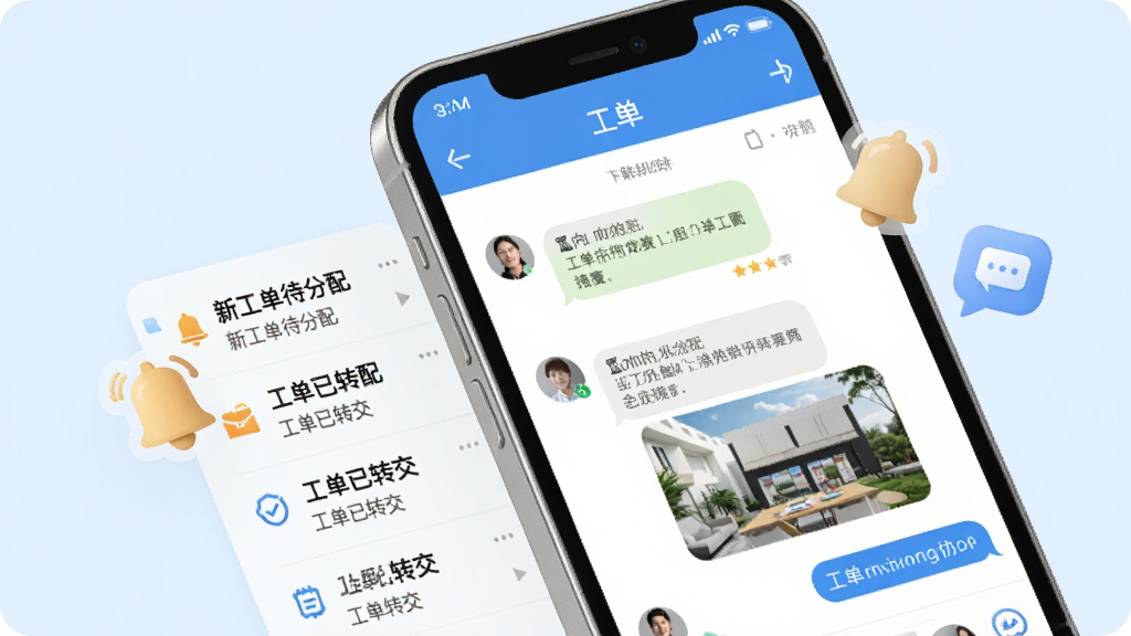 ΢�ۺ���Ϣ������Э������չʾ���ֻ���Ļ��ʾ֪ͨ�б��͹������촰�ڣ�֪ͨ�б���