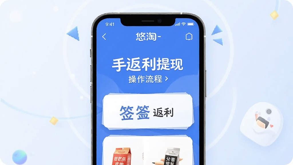 悠淘-手机购物省钱工具 签到返利提现操作流程配图