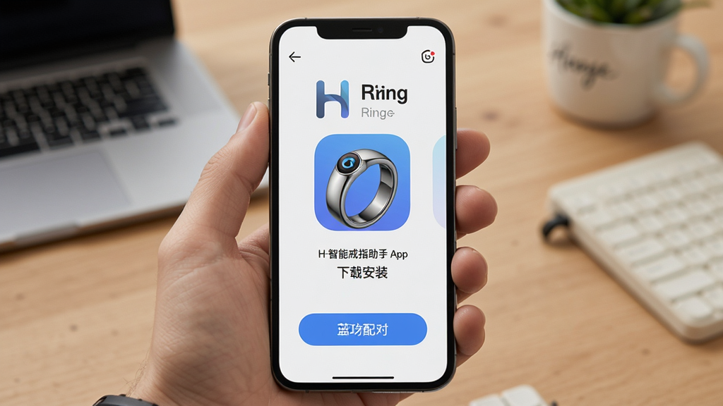 H Ring-智能戒指助手App下载安装 戒指与手机蓝牙配对成功界面