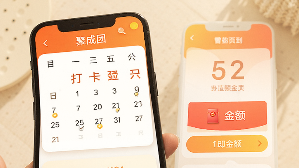 �۳���APPǩ��ҳ�棬��ʾ�����򿨼�¼�ͺ����������ܰ���г�ɫ�ͻ�ɫ��׺���������������ʸɾ�