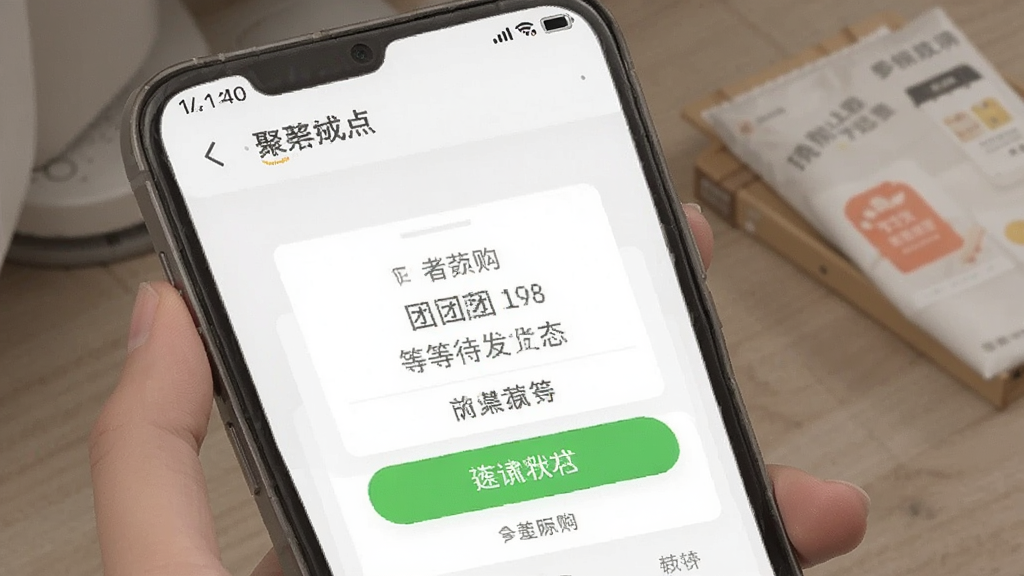聚成团-手机拼团购物工具拼团成功等待发货状态页面