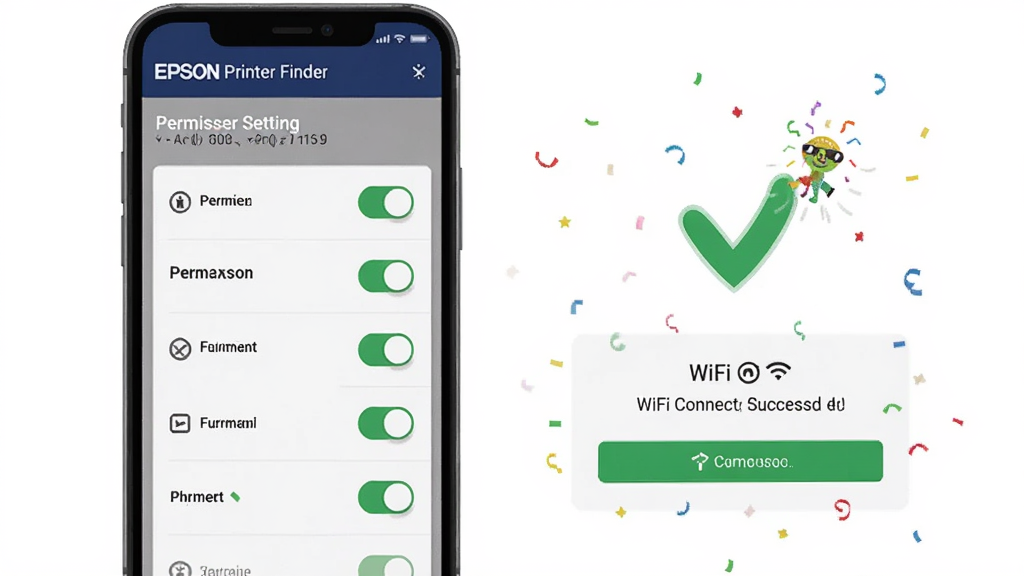 һ��չʾEpson Printer Finderʹ�ü��ɵ�ͼƬ���������ֻ���Ļ��ʾ����Ȩ�����ý����WiFi���ӳɹ���ʾ������Ϊ���Ȩ�޿����б����Ҳ���ɫ���ӳɹ��Թ����Ű�ͻ���ؼ����������Ǳ�ƽ��UI���ϸ����Ȩ��ͼ�����������ӳɹ�����ףС���������ʸɾ��޶���Ԫ�أ�����Ϊ��ɫ��