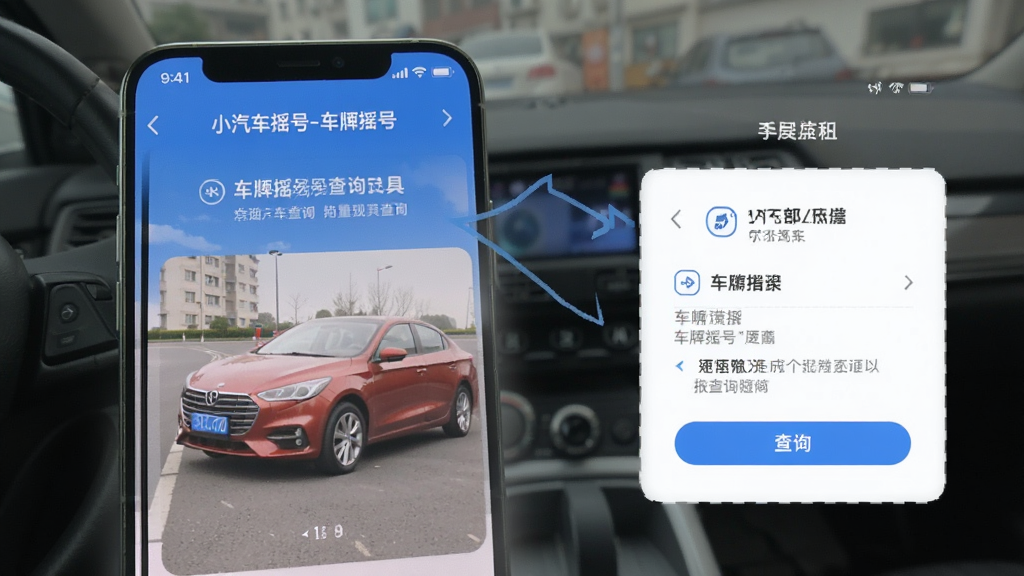 小汽车摇号-车牌摇号查询工具 手机端查询界面配图