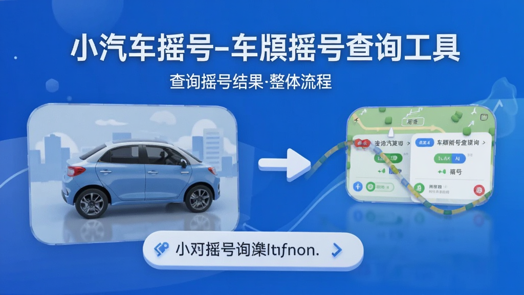 小汽车摇号-车牌摇号查询工具 查询摇号结果整体流程配图